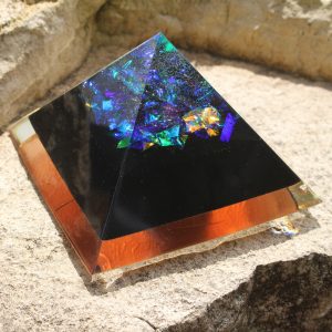 Oraphim Orgone Pyramids, powerful silver activated Shungite. Beautiful healing and Harmonizing for Home