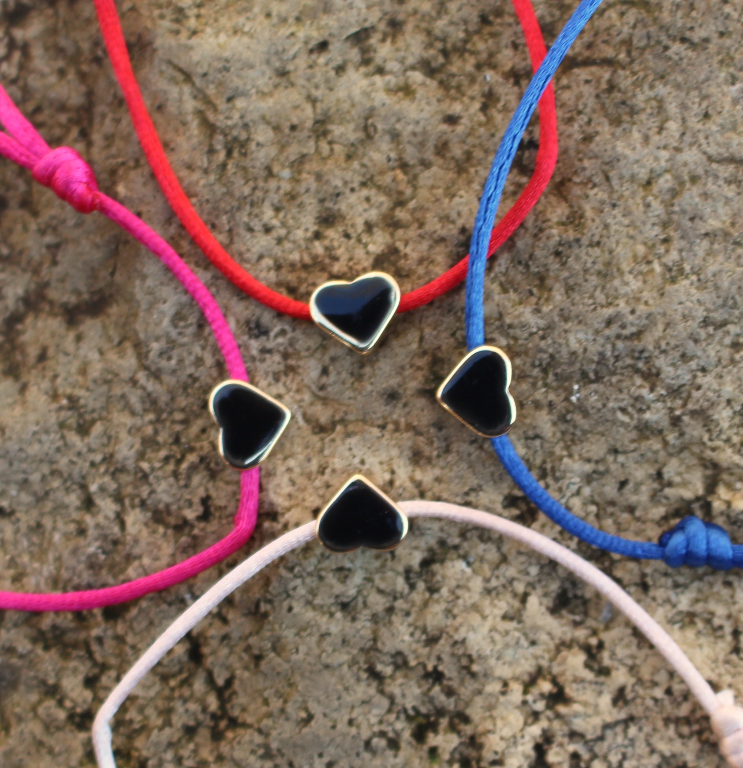 shungite tie bracelets