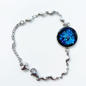 SHUNGITE BRACELET Stylish Eye catching, Emf shield, Rapid Detox Aid, Energy Wellness Boost