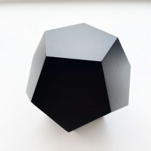 SHUNGITE DODECAHEDRON PLATONIC
