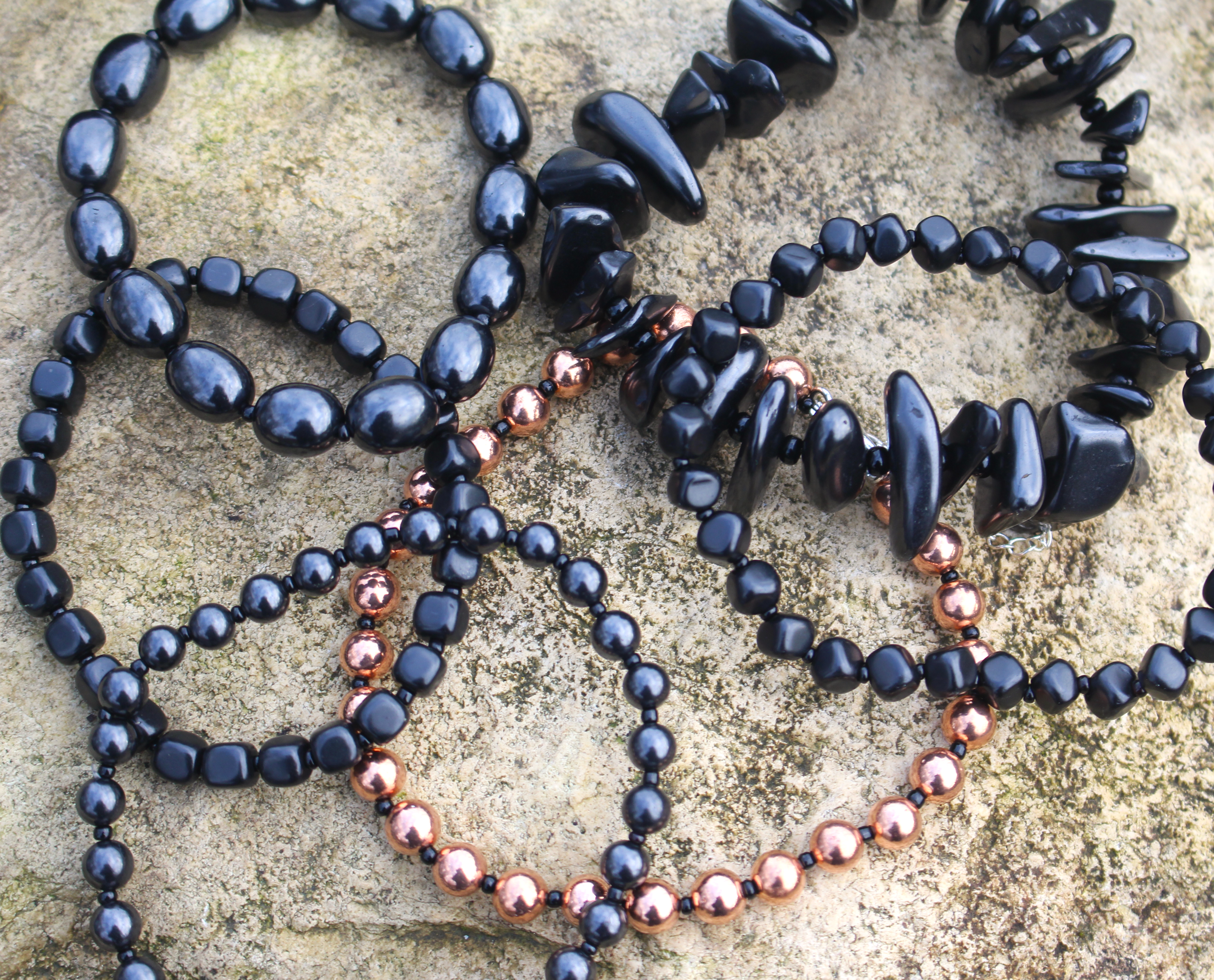 Shungite bead bracelets