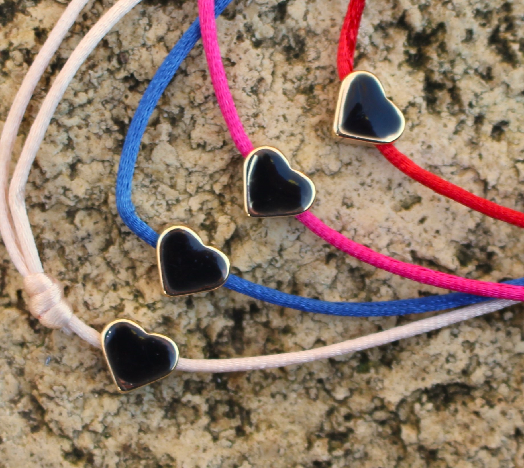 shungite tie bracelets