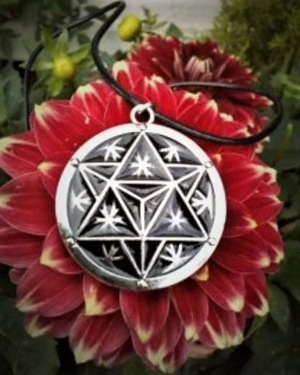 Sacred Geometry Hand Inlayed with Powerful Silver Activated & Elite Shungite. - Image 2