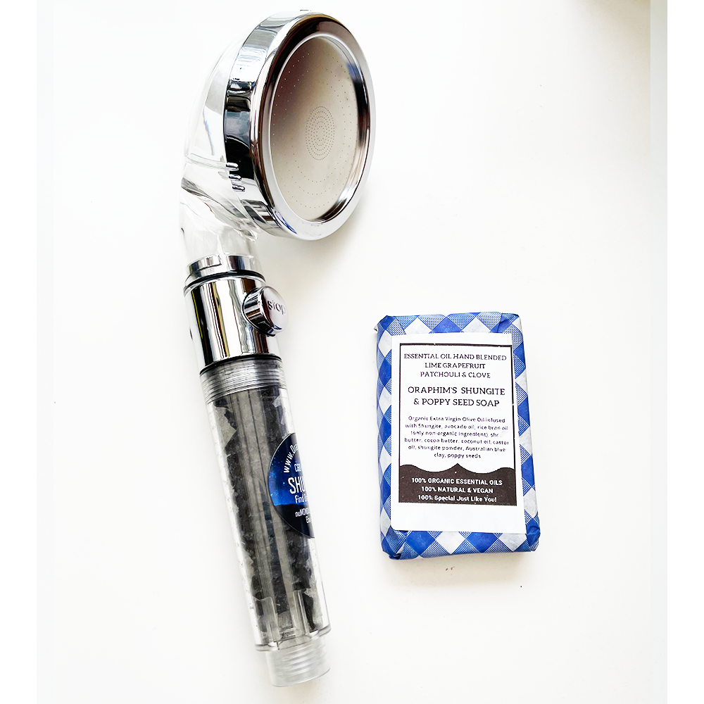 Shungite Showerhead by Oraphim