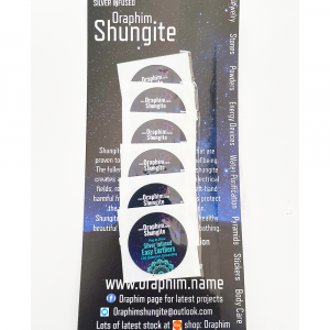 'Easy Earthers' Powerful Shungite Stickers for Grounding (Peel and stick in your shoes)