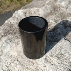 Shungite Cup 7x9cm- Pure Stone, Very Rare Item, Exceptional Healing Benefits