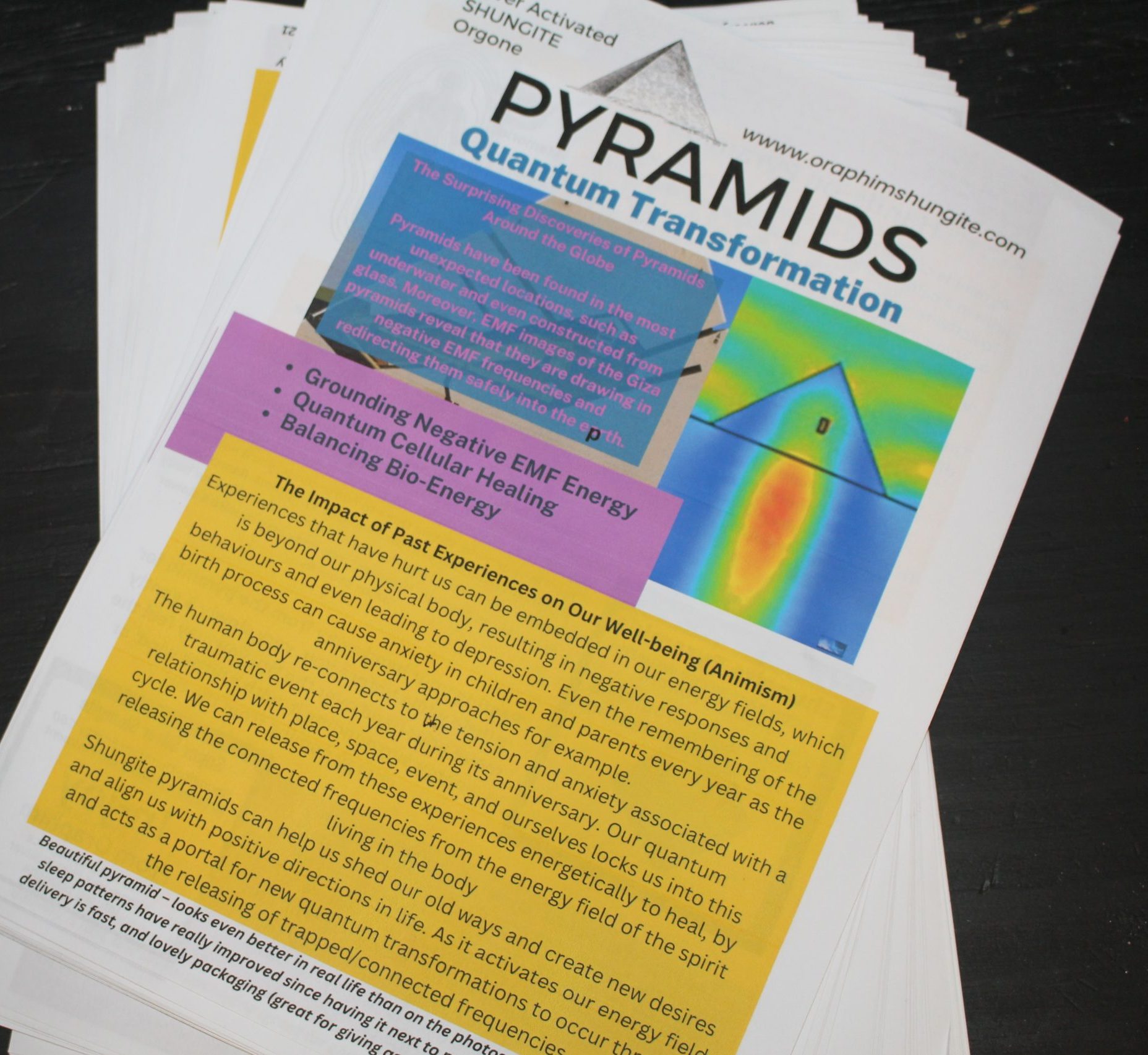Pyramids info A4