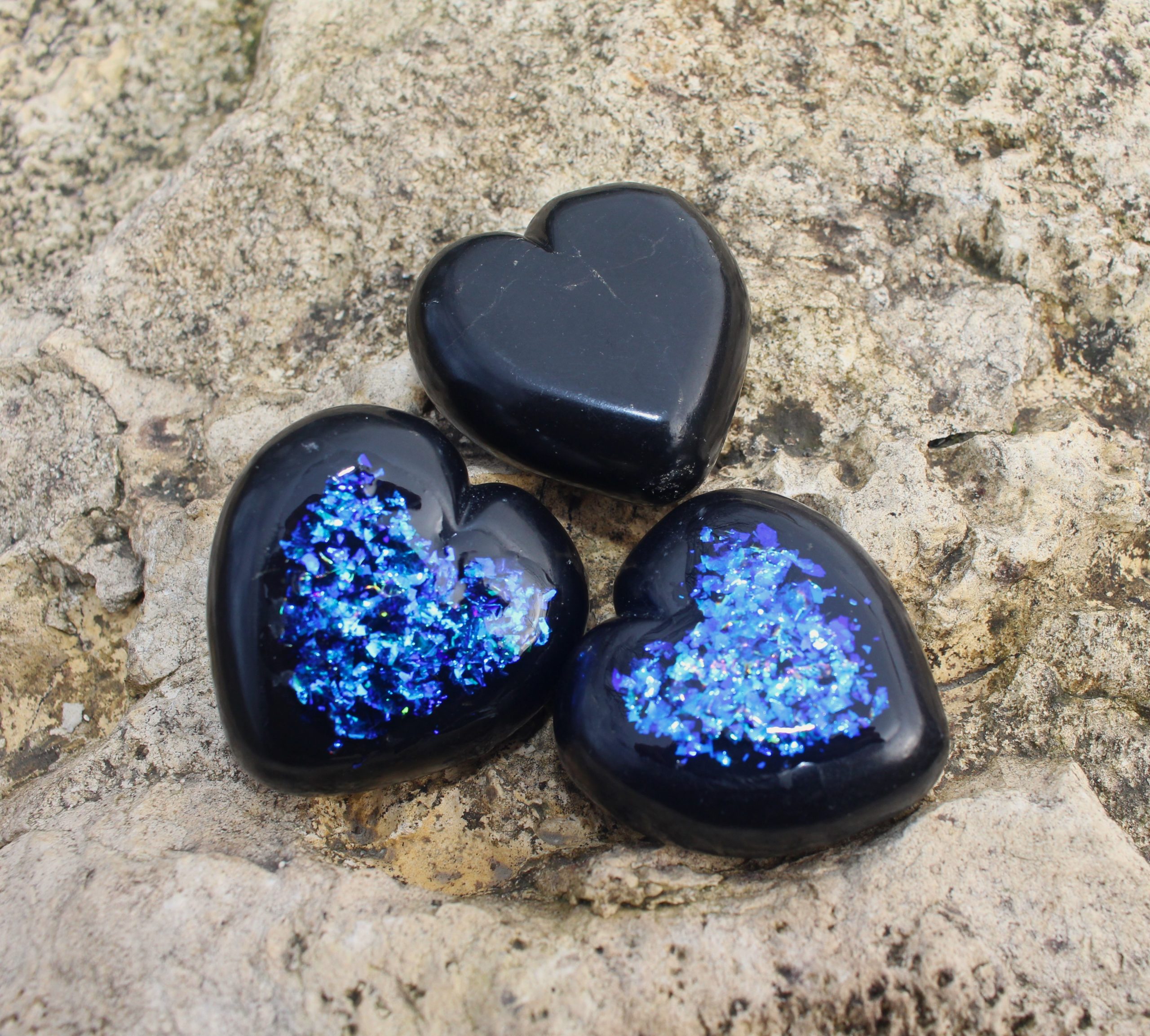 Shungite Hearts