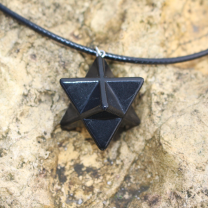 SHUNGITE MERKABA PENDANT